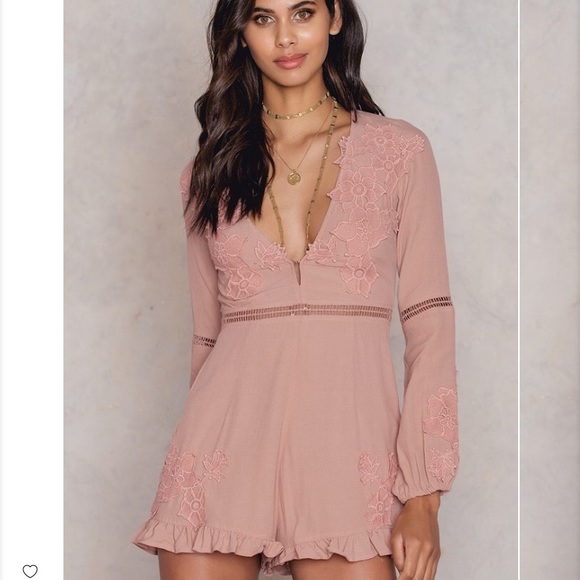 For Love And Lemons Floral Romper Lilou - Picture 2 of 6